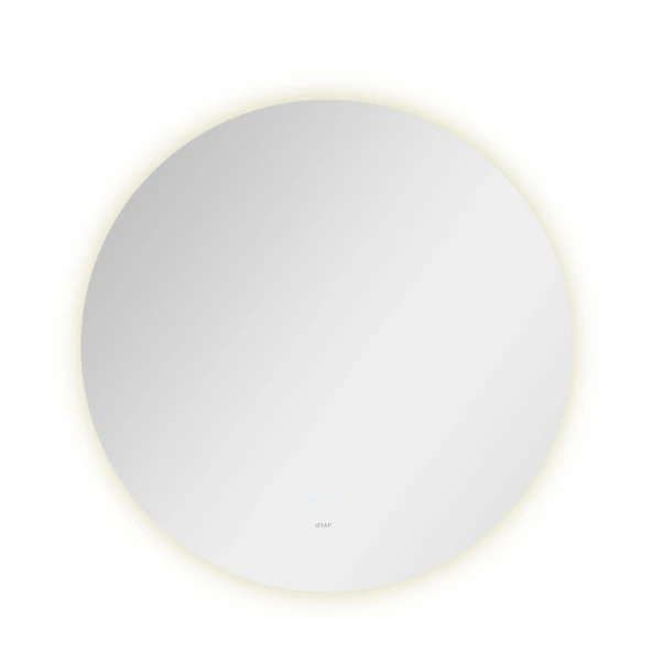 Дзеркало Qtap Taurus R1000 з LED-підсвічуванням Touch, з антизапотіванням, з димером QTTAUR100049004 - 4 фото