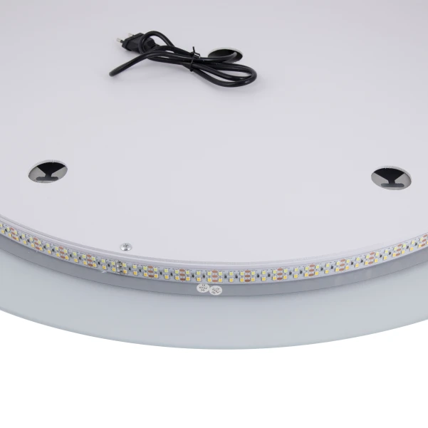 Дзеркало Qtap Taurus R1000 з LED-підсвічуванням Touch, з антизапотіванням, з димером QTTAUR100049004 - 6 фото