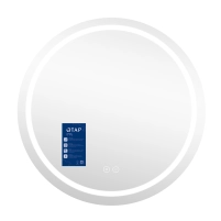 Дзеркало Qtap Mideya R1000 з LED-підсвічуванням Touch, з антизапотіванням, димером QTMIDR100049003 - 3 фото