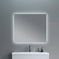 Дзеркало Qtap Taurus (TA2) 1000×800 мм з LED-підсвічуванням Touch, з антизапотіванням, з димером, рег. темп. кольору (3000-6500K) QTTAU100080048957 - 7 фото