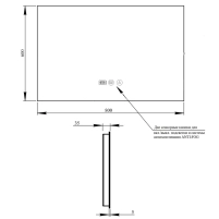 Дзеркало Qtap Taurus (TA1) 800×600 мм з LED-підсвічуванням Touch, з антизапотіванням, з димером, рег. темп. кольору (3000-6500K) QTTAU8006004895 - 1 фото