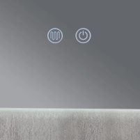 Дзеркало Qtap Taurus (TA1) 800×700 мм з LED-підсвічуванням Touch, з антизапотіванням, з димером, рег. темп. кольору (3000-6500K) QTTAU80070048954 - 3 фото