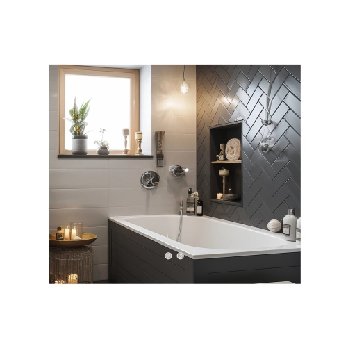 Дзеркало Qtap Taurus (TA1) 800×700 мм з LED-підсвічуванням Touch, з антизапотіванням, з димером, рег. темп. кольору (3000-6500K) QTTAU80070048954