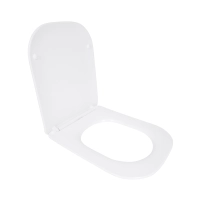 Сидіння для унітазу Qtap (Stork, Aquarius 630) 420x336x22 мм, White, з мікроліфтом, Slim Duroplast, Quick Release QTSC179W49263 - 2 фото