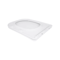 Сидіння для унітазу Qtap (Stork, Aquarius 630) 420x336x22 мм, White, з мікроліфтом, Slim Duroplast, Quick Release QTSC179W49263 - 3 фото