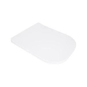 Сидіння для унітазу Qtap (Stork, Aquarius 630) 420x336x22 мм, White, з мікроліфтом, Slim Duroplast, Quick Release QTSC179W49263