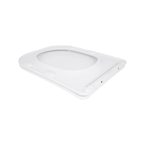 Сидіння для унітазу Qtap (Stork, Aquarius 630) 420x336x22 мм, White, з мікроліфтом, Slim Duroplast, Quick Release QTSC179W49263 - 3 фото