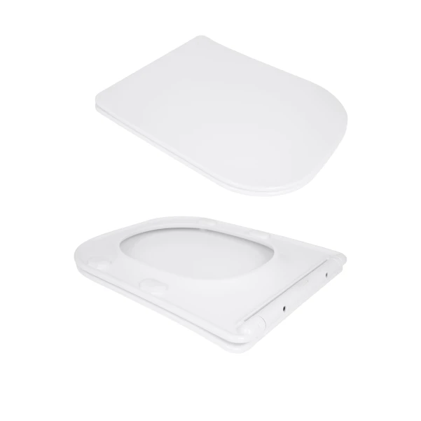 Унитаз напольный Qtap Stork Ultra Quiet 630×350×805 мм с сиденьем Soft-close, White QTSTO27W49260 - 7 фото