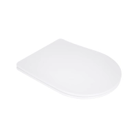 Сиденье для унитаза Qtap (Evia, Arvin, Leo 630) 410x330x22 мм, White, с микролифтом, Slim Duroplast, Quick Release QTSC179W49264