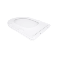 Сиденье для унитаза Qtap (Evia, Arvin, Leo 630) 410x330x22 мм, White, с микролифтом, Slim Duroplast, Quick Release QTSC179W49264 - 3 фото