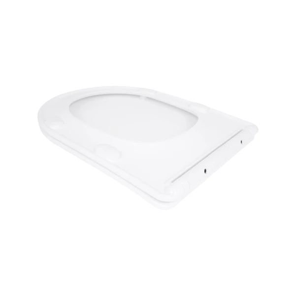Сиденье для унитаза Qtap (Evia, Arvin, Leo 630) 410x330x22 мм, White, с микролифтом, Slim Duroplast, Quick Release QTSC179W49264 - 3 фото