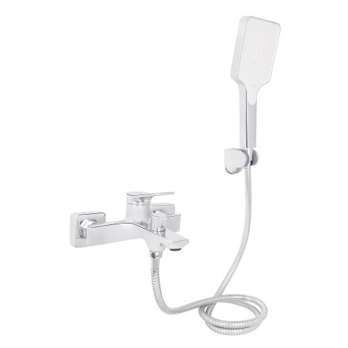 Змішувач для ванни Qtap Arvin з душовим гарнітуром QTARV259CRM48640 Chrome