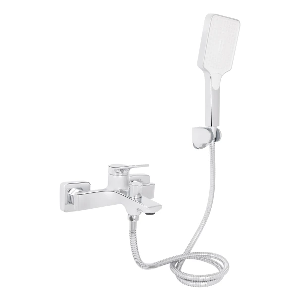 Смеситель для ванны Qtap Arvin с душевым гарнитуром QTARV259CRM48640 Chrome