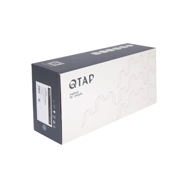 Смеситель для ванны Qtap Arvin с длинным поворотным изливом и душевым гарнитуром QTARV260CRM48641 Chrome - 7 фото