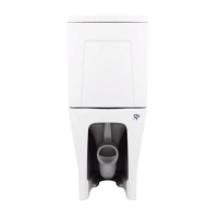 Унітаз-компакт Qtap Cardinal Ultra Quiet безободковий з сидінням Soft-close QT04222168AUQ3W - 6 фото