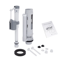 Унітаз-компакт Qtap Cardinal Ultra Quiet безободковий з сидінням Soft-close QT04222168AUQ3W - 8 фото