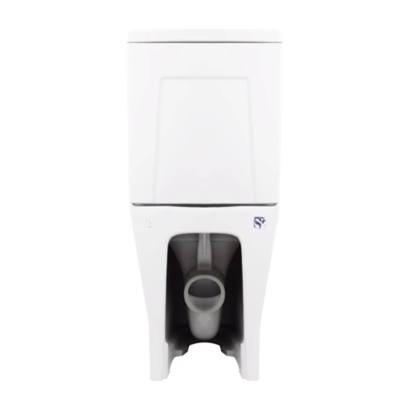 Унітаз-компакт Qtap Cardinal Ultra Quiet безободковий з сидінням Soft-close QT04222168AUQ3W - 6 фото