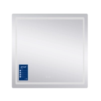 Дзеркало Qtap Mideya (MI2) 700х800 з LED-підсвічуванням Touch, з антизапотіванням, димером, рег. яскравості QT2078DCF7080 - 2 фото