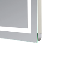 Дзеркало Qtap Mideya (MI1) 800x800 з LED-підсвічуванням Touch, з антизапотіванням, димером, рег. яскравості QT2078NCF808048477 - 4 фото