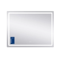 Дзеркало Qtap Mideya MI1) 1200х800 з LED-підсвічуванням Touch, з антизапотіванням, димером, рег. яскравості QT2078F12080 - 3 фото