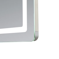 Дзеркало Qtap Mideya (MI2)  800х700 з LED-підсвічуванням Touch, з антизапотіванням, з димером, рег. яскравості QT2078NCF807048476 - 4 фото