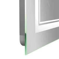Дзеркало Qtap Cardinal (CA1) 800х600 з LED-підсвічуванням Touch, з антизапотіванням, з димером, рег. темп. кольору (3000-6500K) Reverse QT0478C8060 - 7 фото