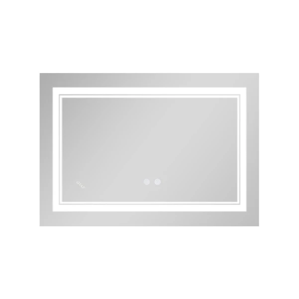 Дзеркало Qtap Cardinal (CA1) 800х600 з LED-підсвічуванням Touch, з антизапотіванням, з димером, рег. темп. кольору (3000-6500K) Reverse QT0478C8060 - 3 фото