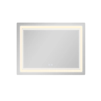 Дзеркало Qtap Cardinal (CA2) 1000х800 з LED-підсвічуванням Touch, з антизапотіванням, з димером, рег. темп. кольору (3000-6500K) QT0478C1008048455 - 5 фото