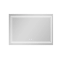 Дзеркало Qtap Cardinal (CA2) 1200х800 з LED-підсвічуванням Touch, з антизапотіванням, з димером, рег. темп. кольору (3000-6500K) QT0478C1208048454 - 2 фото