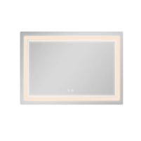Дзеркало Qtap Cardinal (CA2) 1200х800 з LED-підсвічуванням Touch, з антизапотіванням, з димером, рег. темп. кольору (3000-6500K) QT0478C1208048454 - 4 фото