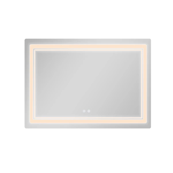 Дзеркало Qtap Cardinal (CA2) 1200х800 з LED-підсвічуванням Touch, з антизапотіванням, з димером, рег. темп. кольору (3000-6500K) QT0478C1208048454 - 4 фото