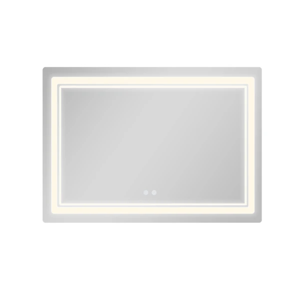 Дзеркало Qtap Cardinal (CA2) 1200х800 з LED-підсвічуванням Touch, з антизапотіванням, з димером, рег. темп. кольору (3000-6500K) QT0478C1208048454 - 5 фото
