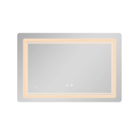 Дзеркало Qtap Cardinal (CA2) 800х600 з LED-підсвічуванням Touch, з антизапотіванням, з димером, рег. темп. кольору (3000-6500K) Reverse QT0478C8060484 - 4 фото