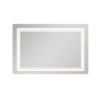 Дзеркало Qtap Cardinal (CA2) 800х600 з LED-підсвічуванням Touch, з антизапотіванням, з димером, рег. темп. кольору (3000-6500K) Reverse QT0478C8060484 - 5 фото