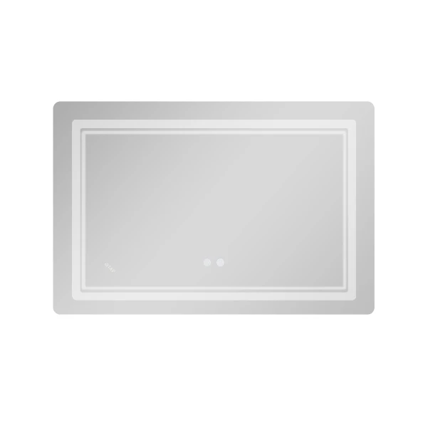 Дзеркало Qtap Cardinal (CA2) 800х600 з LED-підсвічуванням Touch, з антизапотіванням, з димером, рег. темп. кольору (3000-6500K) Reverse QT0478C8060484 - 2 фото