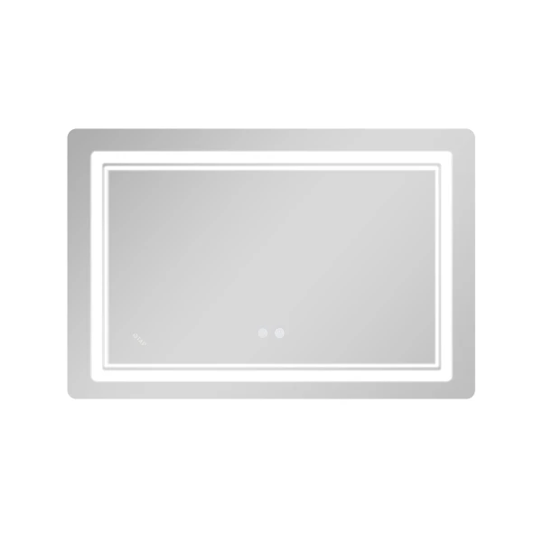 Дзеркало Qtap Cardinal (CA2) 800х600 з LED-підсвічуванням Touch, з антизапотіванням, з димером, рег. темп. кольору (3000-6500K) Reverse QT0478C8060484 - 3 фото
