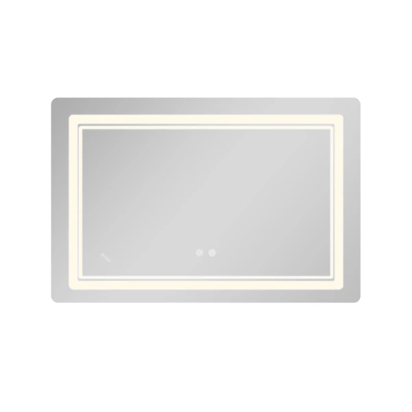 Дзеркало Qtap Cardinal (CA2) 800х600 з LED-підсвічуванням Touch, з антизапотіванням, з димером, рег. темп. кольору (3000-6500K) Reverse QT0478C8060484 - 5 фото