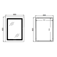 Дзеркало Qtap Cardinal (CA2) 600х800 з LED-підсвічуванням Touch, з антизапотіванням, з димером, рег. темп. кольору (3000-6500K) Reverse QT0478C6080484 - 1 фото