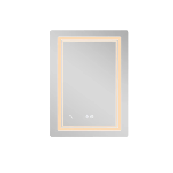 Дзеркало Qtap Cardinal (CA2) 600х800 з LED-підсвічуванням Touch, з антизапотіванням, з димером, рег. темп. кольору (3000-6500K) Reverse QT0478C6080484 - 3 фото
