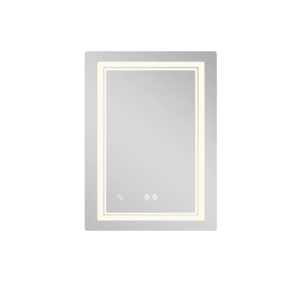 Дзеркало Qtap Cardinal (CA2) 600х800 з LED-підсвічуванням Touch, з антизапотіванням, з димером, рег. темп. кольору (3000-6500K) Reverse QT0478C6080484 - 4 фото