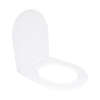 Qtap Сиденье для унитаза (Jay 640, Swan 640) 422x360x30 мм, White, с микролифтом, Slim Duroplast, Quick Release QTSC179W48699 - 3 фото