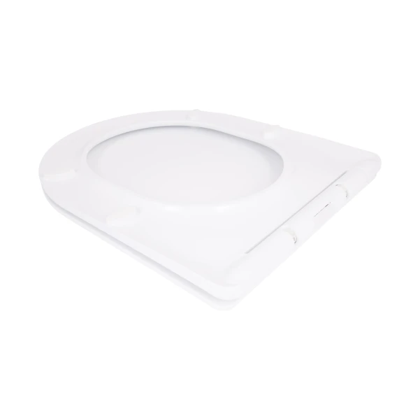 Qtap Сиденье для унитаза (Jay 640, Swan 640) 422x360x30 мм, White, с микролифтом, Slim Duroplast, Quick Release QTSC179W48699 - 2 фото