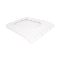 Qtap Сиденье для унитаза (Crow 640) 460x350x47 мм, White, с микролифтом, Slim Duroplast, Quick Release QTSC179W48700 - 2 фото