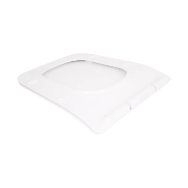 Qtap Сиденье для унитаза (Crow 640) 460x350x47 мм, White, с микролифтом, Slim Duroplast, Quick Release QTSC179W48700 - 2 фото