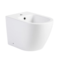 Биде напольное Qtap Jay 560х360х410 мм, White QT07443375W