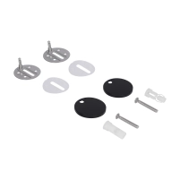 Сидіння для унітаза Qtap (Robin 490) 425x363x50 мм, Matt Black, з мікроліфтом Slim Duroplast, Quick Release QTSC179MB48676 - 4 фото