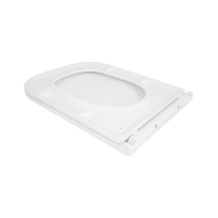 Сидіння для унітазу Qtap (Gemini 490) 428x344x37,5 мм, White, з мікроліфтом, Slim Duroplast, Quick Release QTSC179W49385 - 3 фото