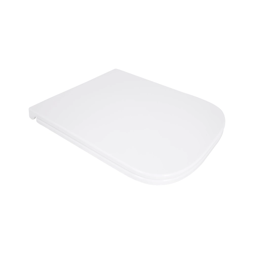 Сиденье для унитаза Qtap (Gemini 490) 428x344x37,5 мм, White, с микролифтом, Slim Duroplast, Quick Release QTSC179W49385