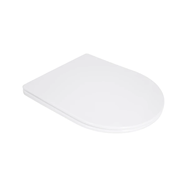 Сиденье для унитаза Qtap (Taurus 490) 422x360x30 мм, White, с микролифтом, Slim Duroplast, Quick Release QTSC179W49383