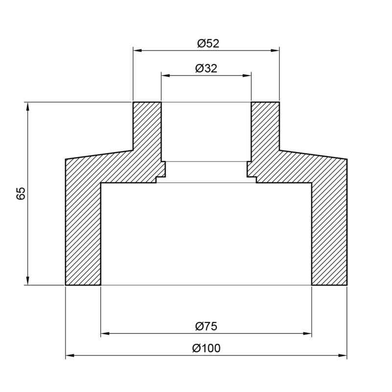 Муфта PPR Thermo Alliance 75х32 - 1 фото